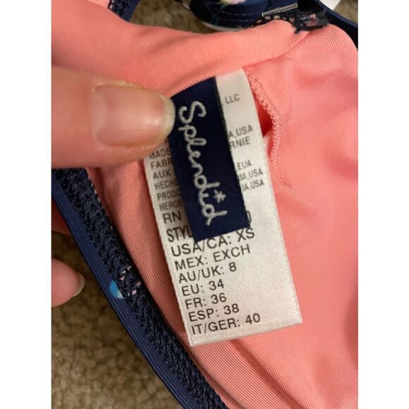 Splendid Take Wing Tie Front Hltr Size XS - Picture 7 of 8